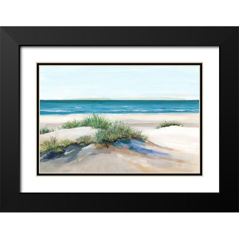 Beach Sand Dune II Black Modern Wood Framed Art Print with Double Matting by Isabelle Z