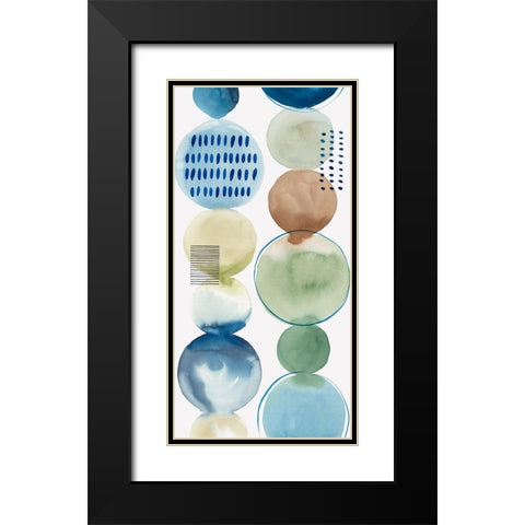 Echoing I  Black Modern Wood Framed Art Print with Double Matting by Isabelle Z