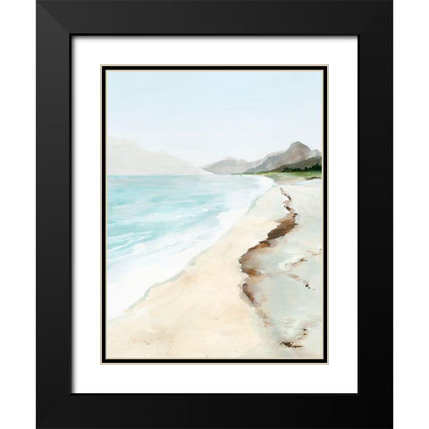 Crash Into Me I Black Modern Wood Framed Art Print with Double Matting by Isabelle Z