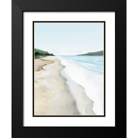 Crash Into Me II Black Modern Wood Framed Art Print with Double Matting by Isabelle Z
