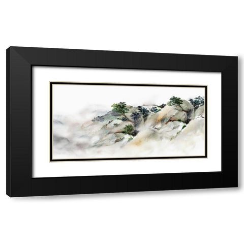 Dueling Peak Black Modern Wood Framed Art Print with Double Matting by Isabelle Z