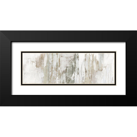 Grey Combination  Black Modern Wood Framed Art Print with Double Matting by Isabelle Z