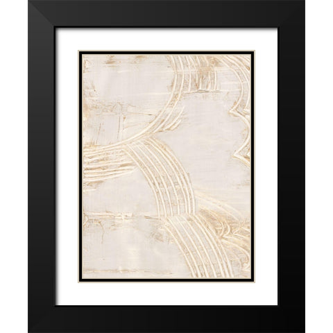 Uplifting Beam I  Black Modern Wood Framed Art Print with Double Matting by Isabelle Z