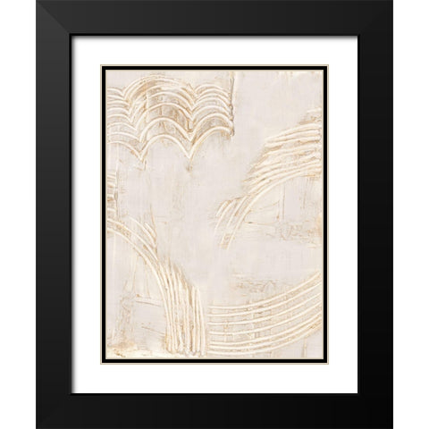 Uplifting Beam II Black Modern Wood Framed Art Print with Double Matting by Isabelle Z
