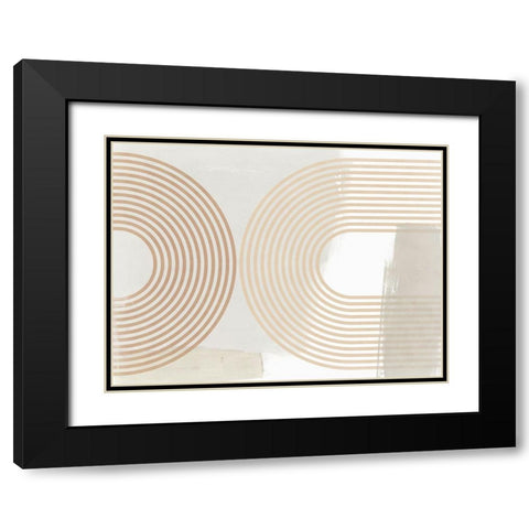 Reaching Out II  Black Modern Wood Framed Art Print with Double Matting by Isabelle Z