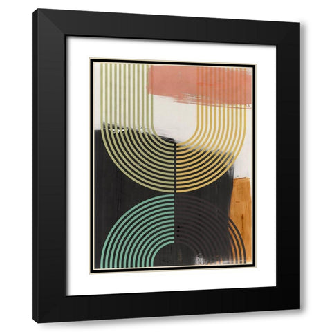 Bolded II Black Modern Wood Framed Art Print with Double Matting by Isabelle Z