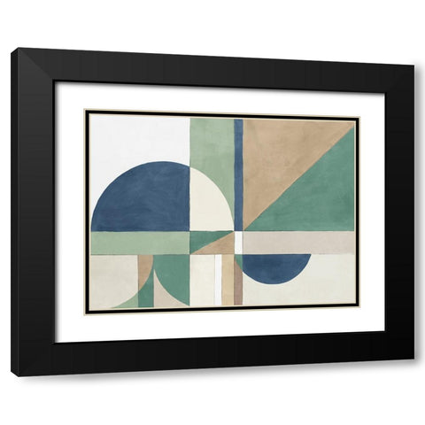 New Heights I  Black Modern Wood Framed Art Print with Double Matting by Isabelle Z
