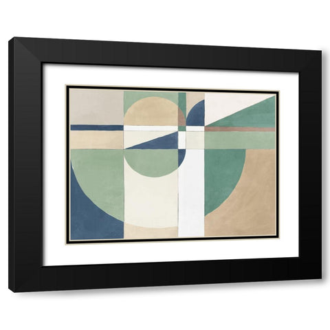 New Heights II Black Modern Wood Framed Art Print with Double Matting by Isabelle Z