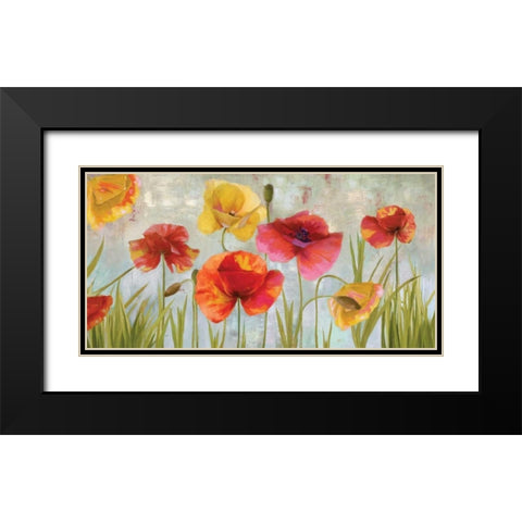 Happiness Black Modern Wood Framed Art Print with Double Matting by Fontaine, Drako