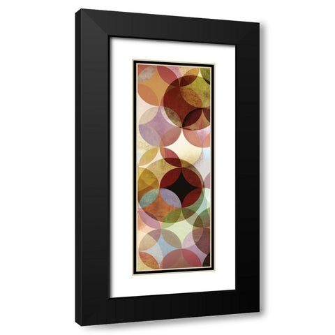 Multisliced II - Mini Black Modern Wood Framed Art Print with Double Matting by Fontaine, Drako