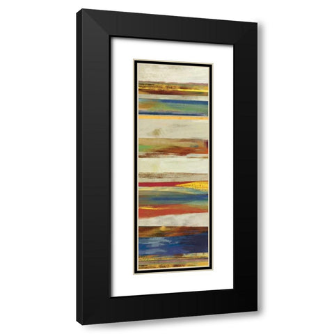 Pulse I - Mini Black Modern Wood Framed Art Print with Double Matting by Fontaine, Drako