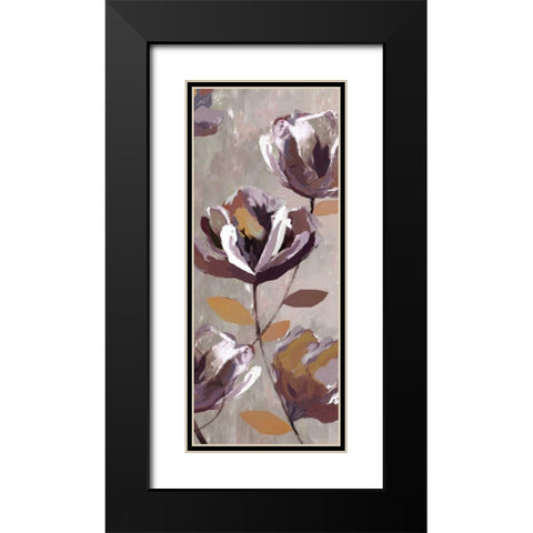 Rising Magnolias I - Mini Black Modern Wood Framed Art Print with Double Matting by Fontaine, Drako