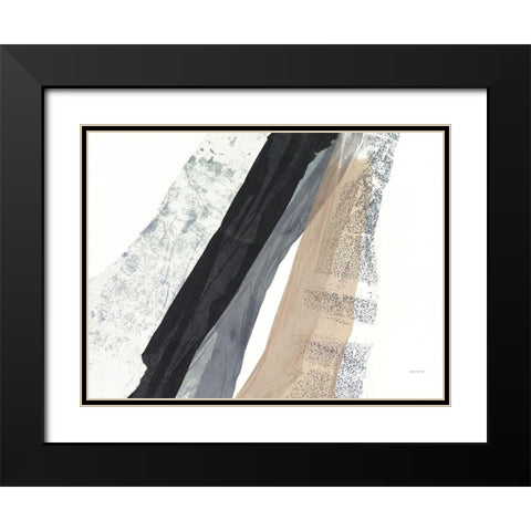 Sidelines I Black Modern Wood Framed Art Print with Double Matting by Fowler, Jan Sullivan
