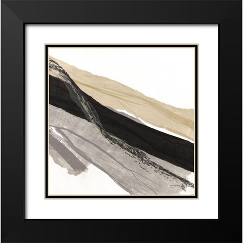 Sidelines II Black Modern Wood Framed Art Print with Double Matting by Fowler, Jan Sullivan