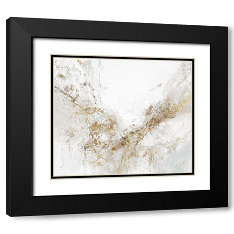 Logos  Black Modern Wood Framed Art Print with Double Matting by Gardner, Jennifer
