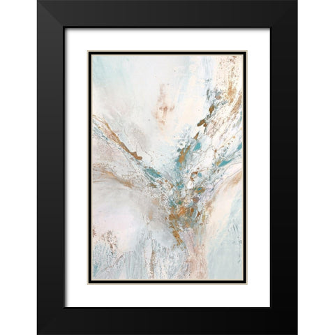 Part Ways II  Black Modern Wood Framed Art Print with Double Matting by Gardner, Jennifer