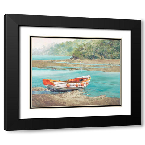 Fishing Boat I Black Modern Wood Framed Art Print with Double Matting by Reynolds, Graham