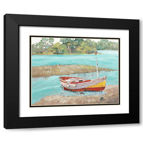 Fishing Boat II Black Modern Wood Framed Art Print with Double Matting by Reynolds, Graham