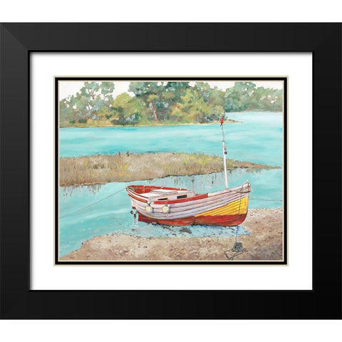 Fishing Boat II Black Modern Wood Framed Art Print with Double Matting by Reynolds, Graham