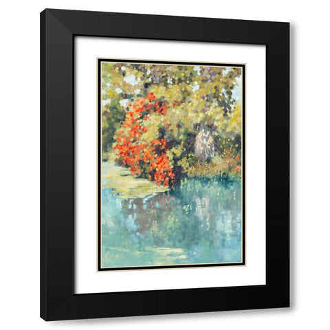 Stream Side I Black Modern Wood Framed Art Print with Double Matting by Reynolds, Graham