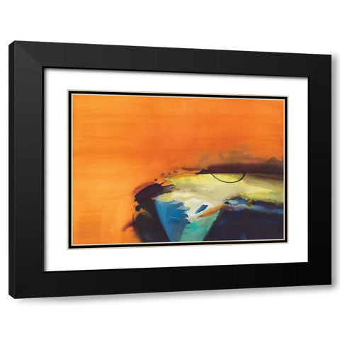 Light Intensity Black Modern Wood Framed Art Print with Double Matting by Guna, Bianka