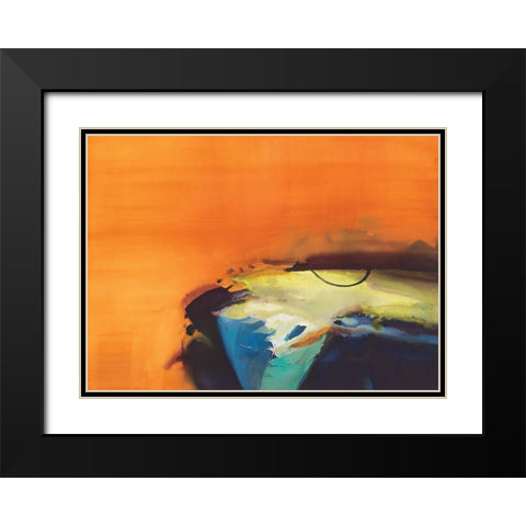 Light Intensity Black Modern Wood Framed Art Print with Double Matting by Guna, Bianka