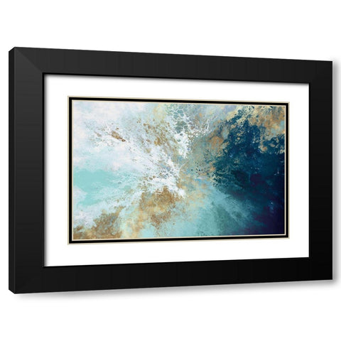 Pomona Black Modern Wood Framed Art Print with Double Matting by Broughton, Shaylen