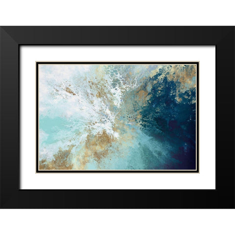 Pomona Black Modern Wood Framed Art Print with Double Matting by Broughton, Shaylen