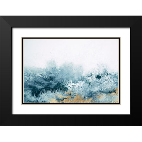 Lauma  Black Modern Wood Framed Art Print with Double Matting by Broughton, Shaylen
