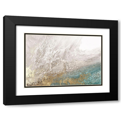 Nortia  Black Modern Wood Framed Art Print with Double Matting by Broughton, Shaylen