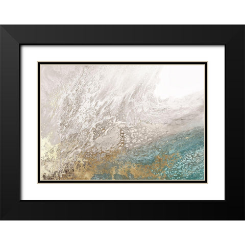 Nortia  Black Modern Wood Framed Art Print with Double Matting by Broughton, Shaylen