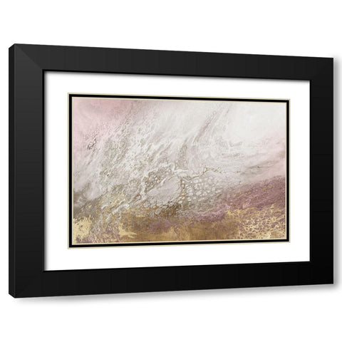 Nortia Pink Version  Black Modern Wood Framed Art Print with Double Matting by Broughton, Shaylen