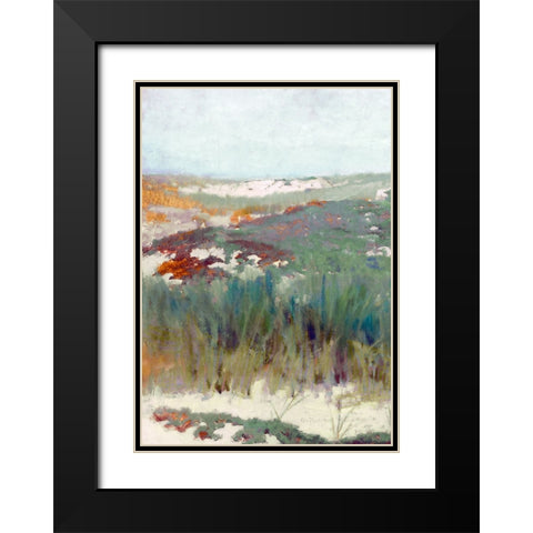 Seaside Breeze I Black Modern Wood Framed Art Print with Double Matting by Hunziker, Steve