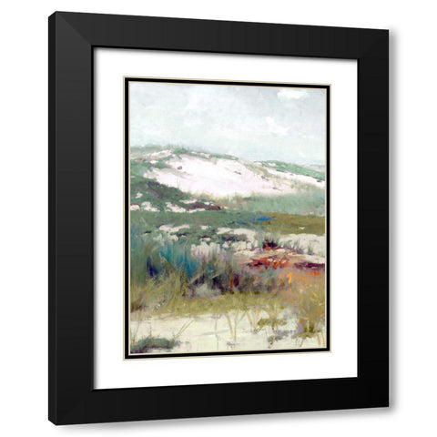 Seaside Breeze II Black Modern Wood Framed Art Print with Double Matting by Hunizker, Steve