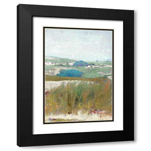 Seaside Breeze III Black Modern Wood Framed Art Print with Double Matting by Hunziker, Steve