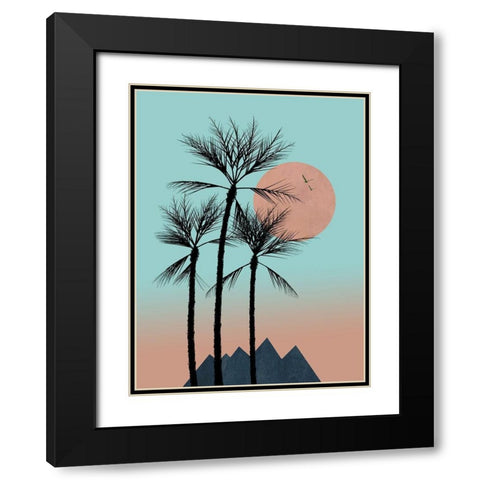 Passion in the Tropics II Black Modern Wood Framed Art Print with Double Matting by Halli, Hal