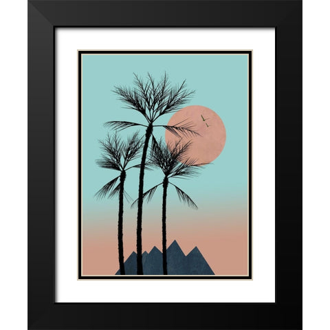 Passion in the Tropics II Black Modern Wood Framed Art Print with Double Matting by Halli, Hal