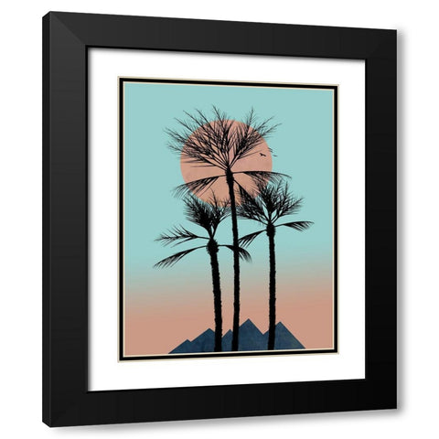 Passion in the Tropics III Black Modern Wood Framed Art Print with Double Matting by Halli, Hal