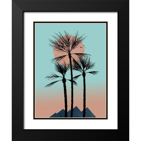 Passion in the Tropics III Black Modern Wood Framed Art Print with Double Matting by Halli, Hal