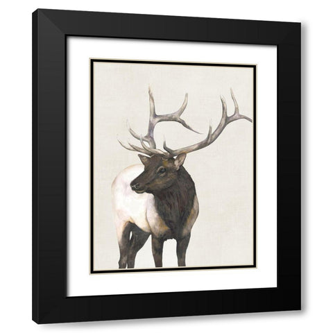 Ranger  Black Modern Wood Framed Art Print with Double Matting by Hatfiled, Jodi