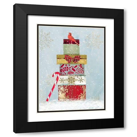 Holiday Gifts  Black Modern Wood Framed Art Print with Double Matting by PI Studio