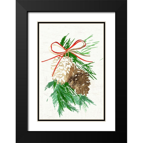 Simply Joyful Black Modern Wood Framed Art Print with Double Matting by PI Studio