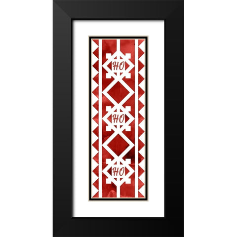 Nordic Quilt III   Black Modern Wood Framed Art Print with Double Matting by PI Studio