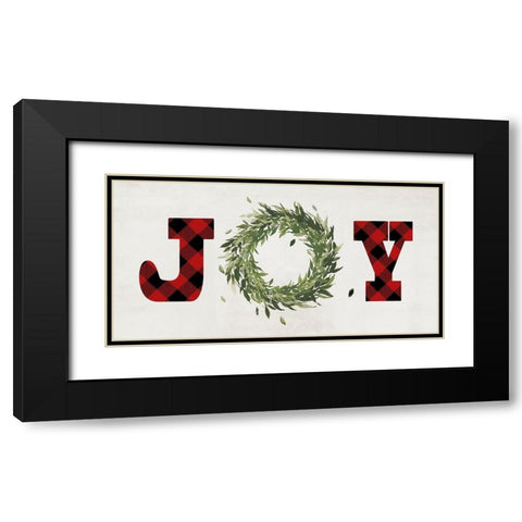 Filled with Joy Black Modern Wood Framed Art Print with Double Matting by PI Studio