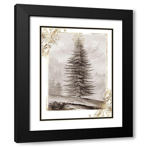 Season of Wonder  Black Modern Wood Framed Art Print with Double Matting by PI Studio