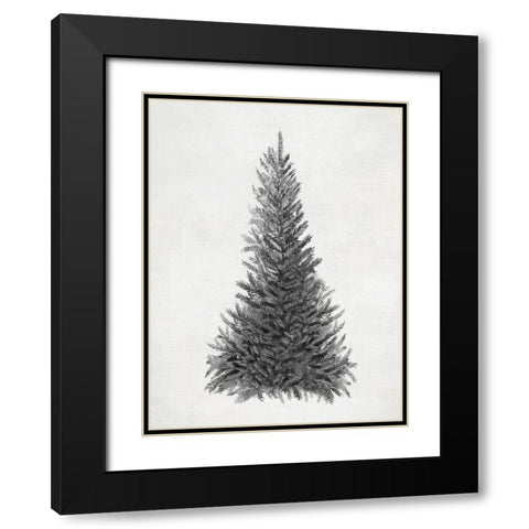 Awaiting the Decoration Black Modern Wood Framed Art Print with Double Matting by PI Studio