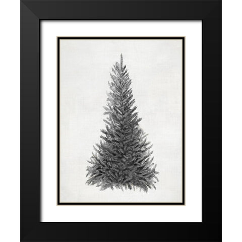 Awaiting the Decoration Black Modern Wood Framed Art Print with Double Matting by PI Studio