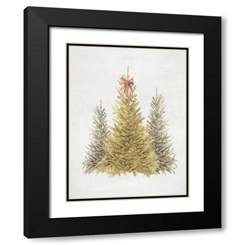 Forest Queen Black Modern Wood Framed Art Print with Double Matting by PI Studio