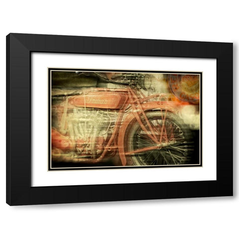 Moto I Black Modern Wood Framed Art Print with Double Matting by Weddle, Ryan Hartson