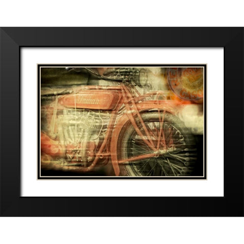 Moto I Black Modern Wood Framed Art Print with Double Matting by Weddle, Ryan Hartson